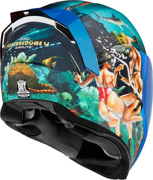 ICON Airflite* Helmet - Pleasuredome 4 - Blue - Small 0101-15001