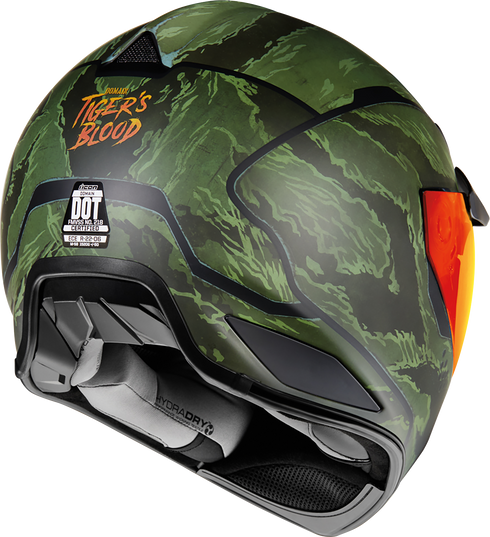 ICON Domain* Helmet - Tiger's Blood - Green - Large 0101-14926