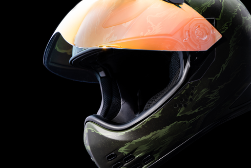 ICON Domain* Helmet - Tiger's Blood - Green - Large 0101-14926