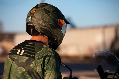 ICON Domain* Helmet - Tiger's Blood - Green - XS 0101-14923