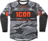 ICON Tiger’s Blood Jersey - Gray Camo - Medium 2824-0092