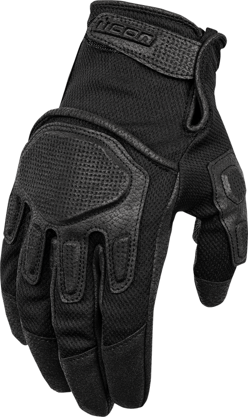 ICON Punchup CE™ Gloves - Black - Large 3301-4590