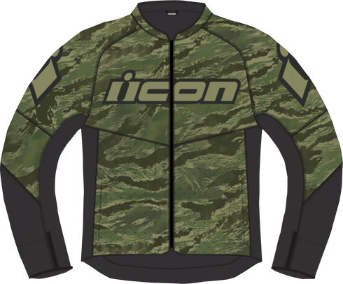 ICON Hooligan CE Tigersblood Jacket - Green - Large 2820-6154
