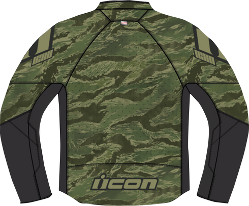 ICON Hooligan CE Tigersblood Jacket - Green - Small 2820-6152