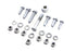 Colony Exhaust System Mounting Bolt Kit Chrome - 2719-22