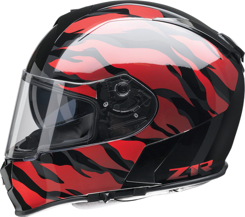 Z1R Warrant Helmet - Panthera - Black/Red - Large 010115208