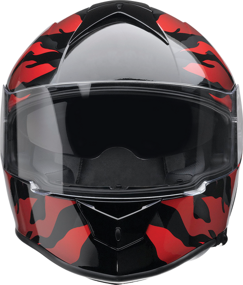 Z1R Warrant Helmet - Panthera - Black/Red - 2XL 010115210
