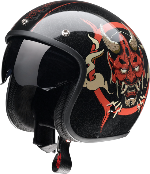 Z1R Saturn Helmet - Devilish - Gloss Black/Red - Large 0104-2879