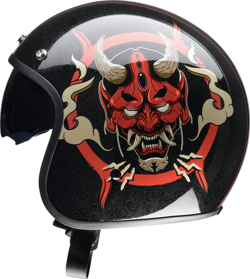 Z1R Saturn Helmet - Devilish - Gloss Black/Red - Large 0104-2879