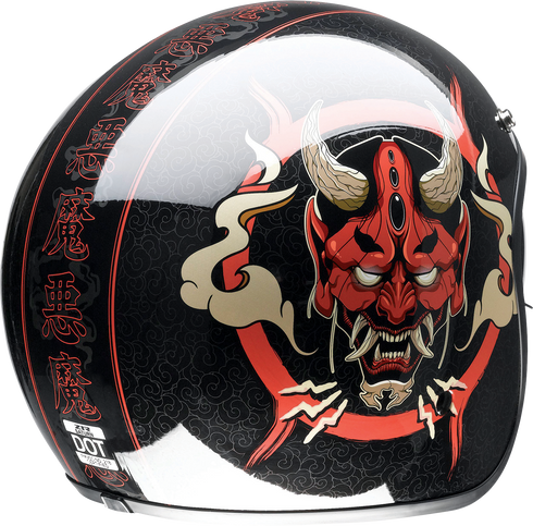 Z1R Saturn Helmet - Devilish - Gloss Black/Red - Large 0104-2879