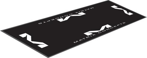 MATRIX CONCEPTS,LLC M80 Carpeted Mat - Black - 4'x8' M80-100