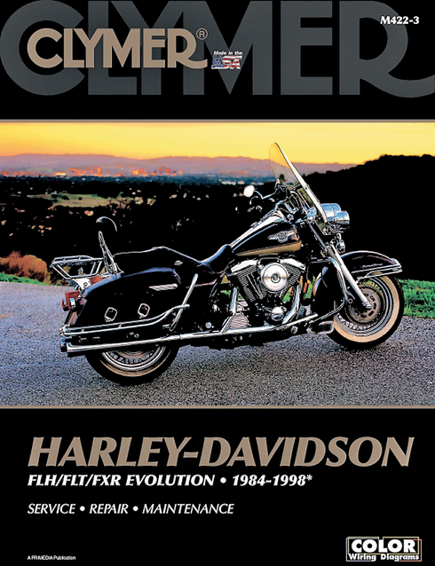 CLYMER Manual - Harley-Davidson - FLH / FLT / FXR Evolution '84-'98 CM4223