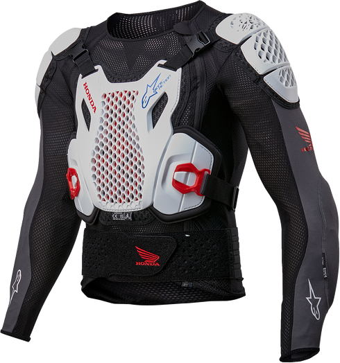 ALPINESTARS Honda Bionic Plus v2 Protection Jacket - Black/White/Blue/Bright Red - 2XL 6506023-1272-2X