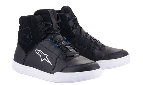 ALPINESTARS Chrome Shoes - Waterproof - Black/White - US 12 / EU 45.5 2543123-157-12