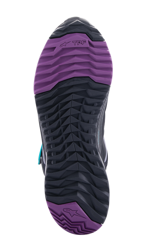 ALPINESTARS Stella CR-X Drystar? Shoes - Black/Gray/Teal/Purple - US 5 261152313705