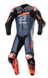 ALPINESTARS GP Plus v4 Leather Suit - Black/Red Fluo/Dark Blue - US 44 / EU 54 3150523135754