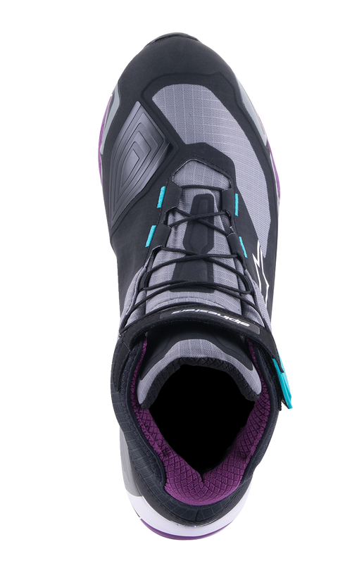 ALPINESTARS Stella CR-X Drystar? Shoes - Black/Gray/Teal/Purple - US 8 261152313708