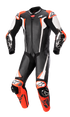 ALPINESTARS Racing Absolute v2 1-Piece Leather Suit - Black/White/Red Fluo - US 38 / EU 48 3156323123148