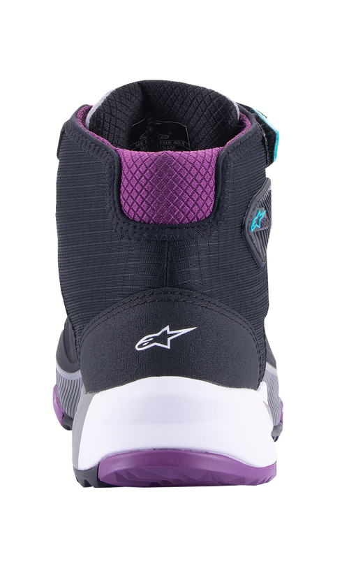 ALPINESTARS Stella CR-X Drystar? Shoes - Black/Gray/Teal/Purple - US 10 2611523137010
