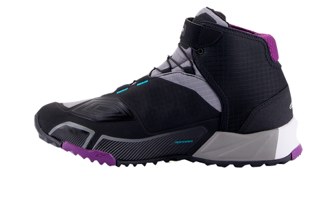 ALPINESTARS Stella CR-X Drystar? Shoes - Black/Gray/Teal/Purple - US 11 2611523137011