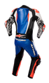 ALPINESTARS Racing Absolute v2 1-Piece Leather Suit - Metallic Blue/Black/White/Red Fluo - US 42 / EU 52 3156323718352