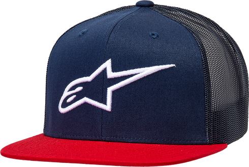 ALPINESTARS ALPINESTARS Corp Trucker Hat - Navy/Red - One Size 1025810037030OS - 2501-4069