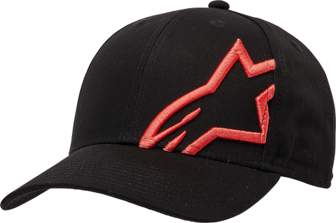 ALPINESTARS ALPINESTARS Corp Snap 2 Hat - Black/Warm Red - One Size 1211810091523OS - 2501-4072