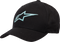 ALPINESTARS ALPINESTARS Ageless Curve Hat - Black/Light Aqua - Small/Medium 1017810101177SM - 2501-4062
