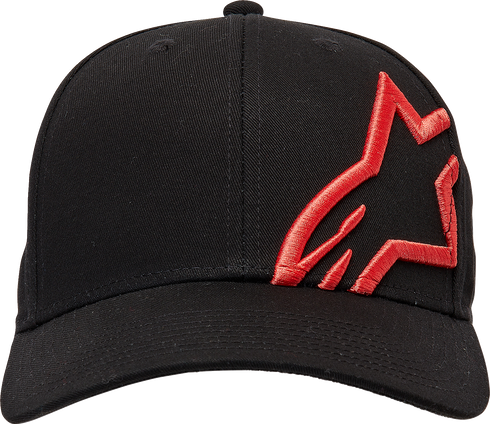 ALPINESTARS ALPINESTARS Corp Snap 2 Hat - Black/Warm Red - One Size 1211810091523OS - 2501-4072
