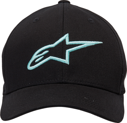 ALPINESTARS ALPINESTARS Ageless Curve Hat - Black/Light Aqua - Small/Medium 1017810101177SM - 2501-4062