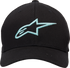 ALPINESTARS ALPINESTARS Ageless Curve Hat - Black/Light Aqua - Small/Medium 1017810101177SM - 2501-4062