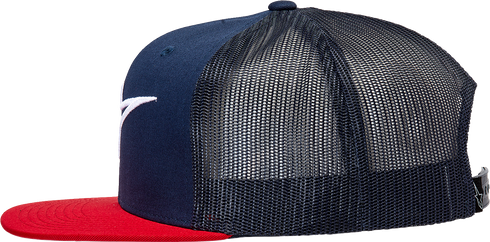 ALPINESTARS ALPINESTARS Corp Trucker Hat - Navy/Red - One Size 1025810037030OS - 2501-4069