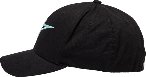 ALPINESTARS ALPINESTARS Ageless Curve Hat - Black/Light Aqua - Small/Medium 1017810101177SM - 2501-4062