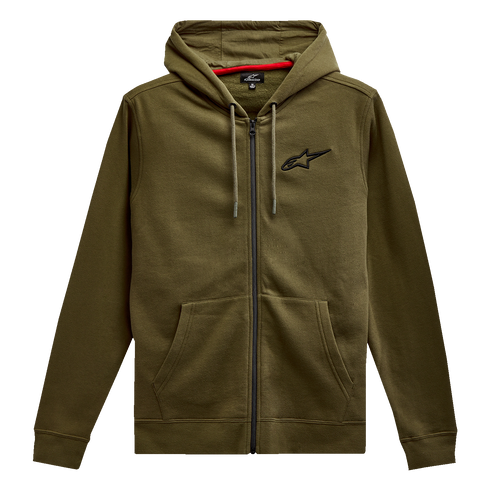 ALPINESTARS ALPINESTARS Ageless Zip Hoodie - Military/Black - Medium 1212536006910M - 3050-6480