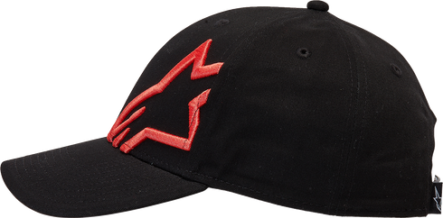 ALPINESTARS ALPINESTARS Corp Snap 2 Hat - Black/Warm Red - One Size 1211810091523OS - 2501-4072