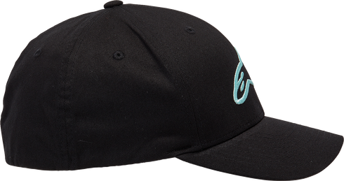 ALPINESTARS ALPINESTARS Ageless Curve Hat - Black/Light Aqua - Small/Medium 1017810101177SM - 2501-4062