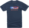 ALPINESTARS ALPINESTARS USA Again T-Shirt - Navy - XL 12137261070XL - 3030-23140