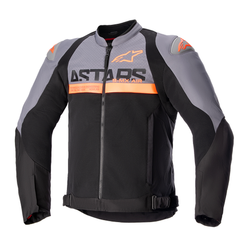 ALPINESTARS SMX Air Jacket - Dark Gray/Black/Orange Fluo - Large 3306523-914-L