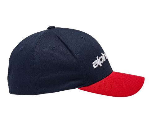 ALPINESTARS ALPINESTARS Linear Hat - Navy/Red - L/XL 1230810057030LX - 2501-4088
