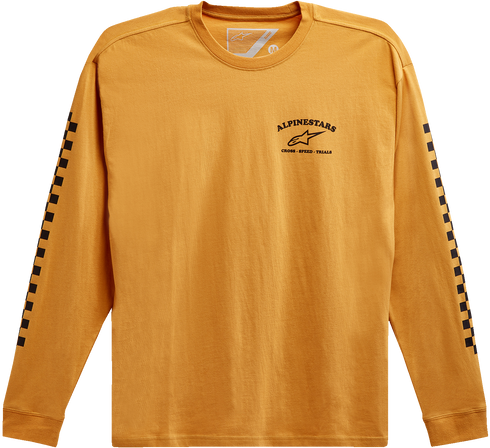 ALPINESTARS ALPINESTARS Sunday Long-Sleeve T-Shirt - Gold - 2XL 12137184059XXL - 3030-22931