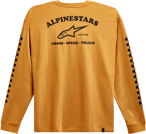 ALPINESTARS ALPINESTARS Sunday Long-Sleeve T-Shirt - Gold - XL 12137184059XL - 3030-22930