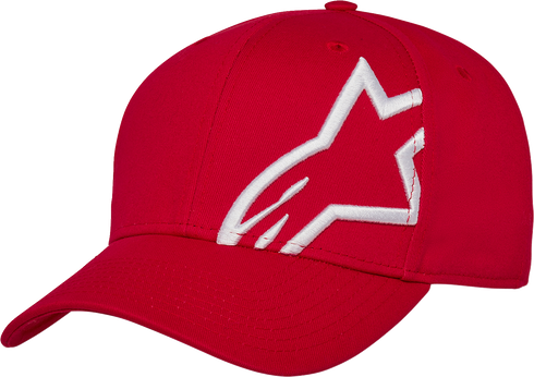 ALPINESTARS ALPINESTARS Corp Snap 2 Hat - Red/White - One Size 1211810093020OS - 2501-4073