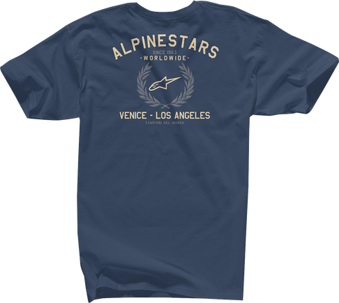 ALPINESTARS ALPINESTARS Wreath T-Shirt - Navy - Large 12137258070L - 3030-23019