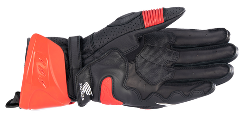 ALPINESTARS Honda GP Pro R3 Gloves - Black/Bright Red/Blue - Large 3556223-1317-L