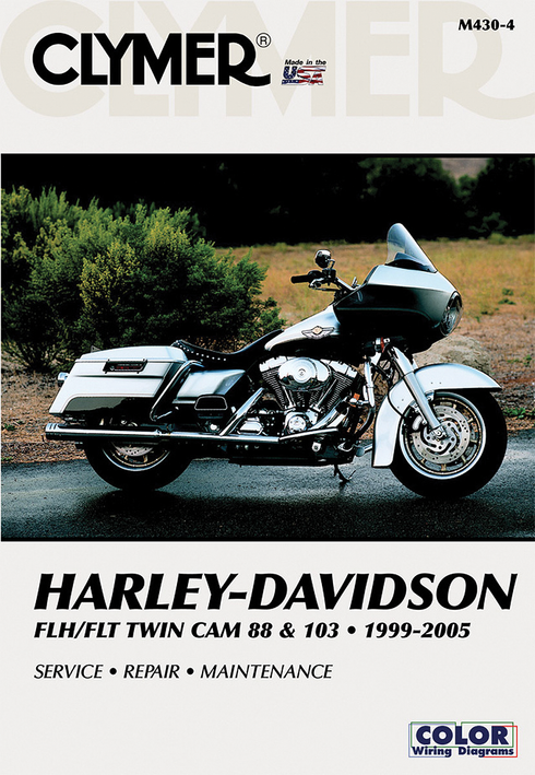 CLYMER Manual - Harley-Davidson - FLH / FLT Twin Cam 88 '99-'05 CM4304