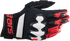 ALPINESTARS Halo Gloves - Black/White/Bright Red - 3XL 3504822-1304-3X