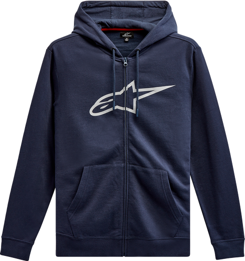 ALPINESTARS ALPINESTARS Ageless II Zip Hoodie - Navy/Gray - XL 1038530527011XL - 3050-6412