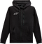 ALPINESTARS ALPINESTARS Asymmetrical Zip-up Hoodie - Black - 2XL 12135103010XXL - 3050-6428