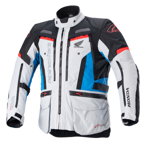 ALPINESTARS Honda Bogota Pro Drystar? Jacket - Gray/Black/Red/Blue - 4XL 3206723-9173-4X
