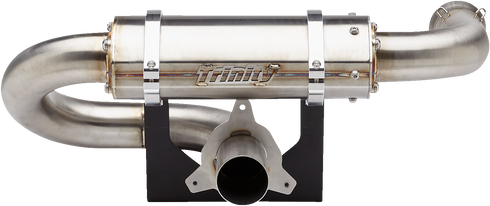 TRINITY RACING Center Exit Slip-On Muffler - Without Tip TR-4184S